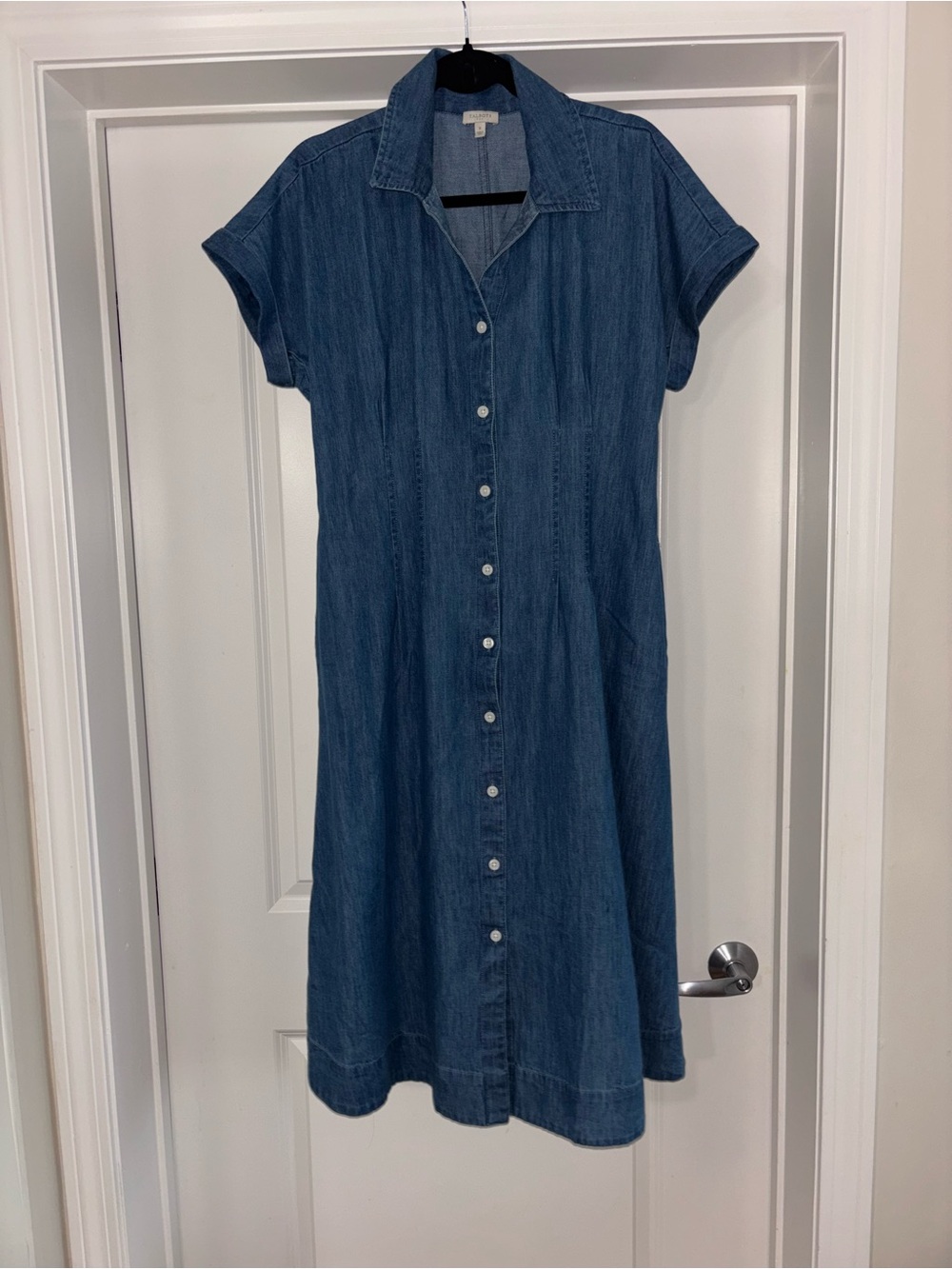 Talbots Denim Button-Down Dress